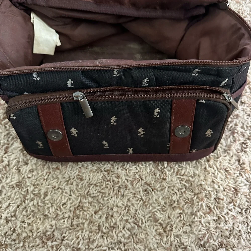 Disney Stylish Brown Men's Bag pre owned
